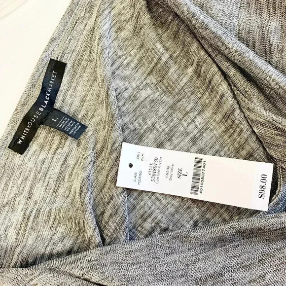 WHBM Embellished Cold Shoulder Jersey Dress NEW! - Picture 6 of 8